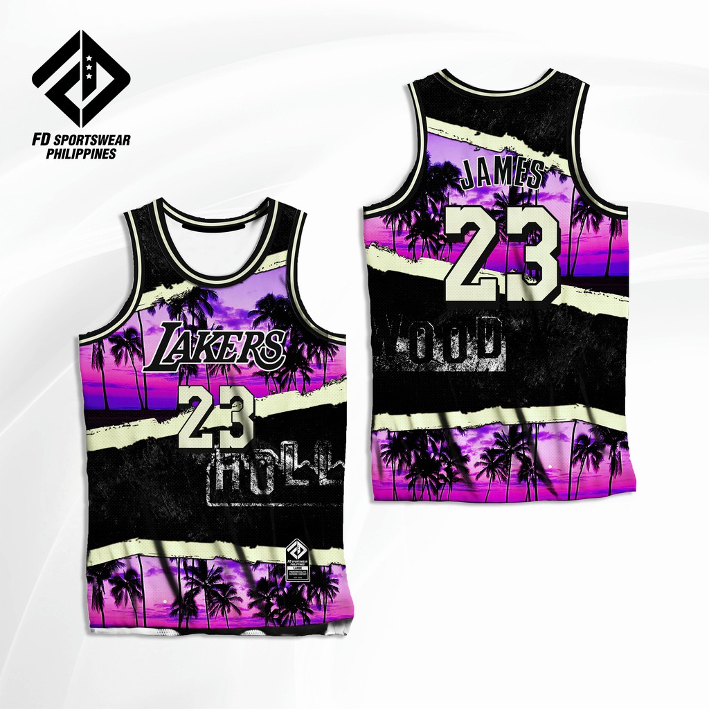 Subliminator Los Angeles Lakers Basketball Jersey