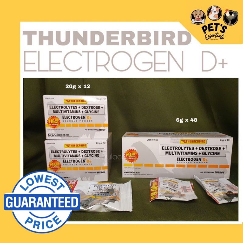Electrogen D plus 20g and 6g | Shopee Philippines