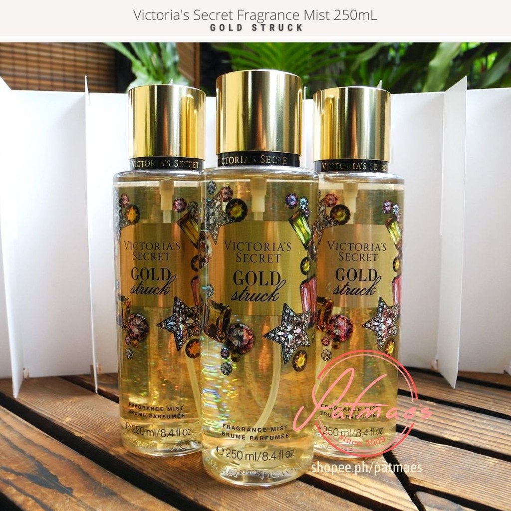 Victoria s Secret Fragrance Mist Gold Struck 250mL Shopee