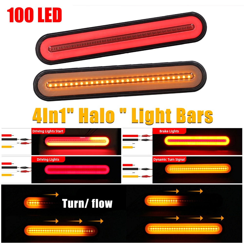 2022 Newest LED Car Running Lights Auto LED Car Trailer Light Bar Turn