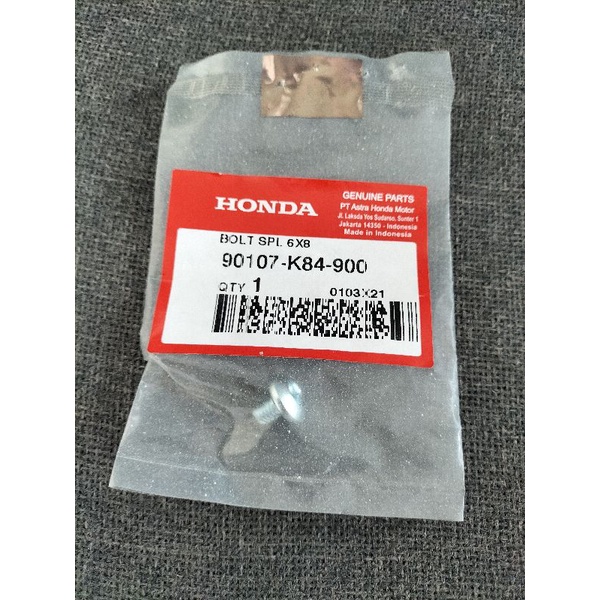 HONDA CRF 150 GENUINE BODY BOLT 6X8 MM ( 90107-K84-900 ) | Shopee ...