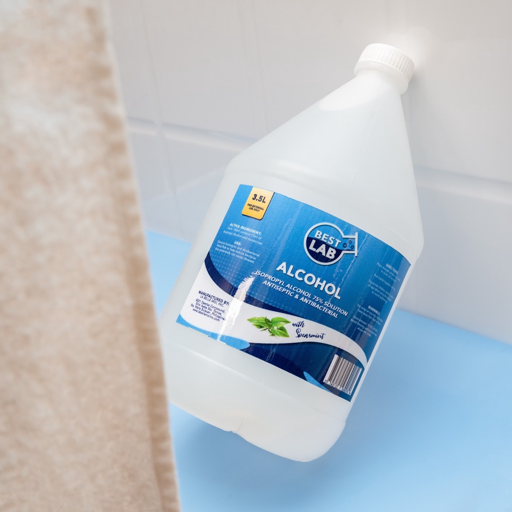 BestLab 75 Isopropyl Alcohol with Spearmint 3.5L Shopee Philippines