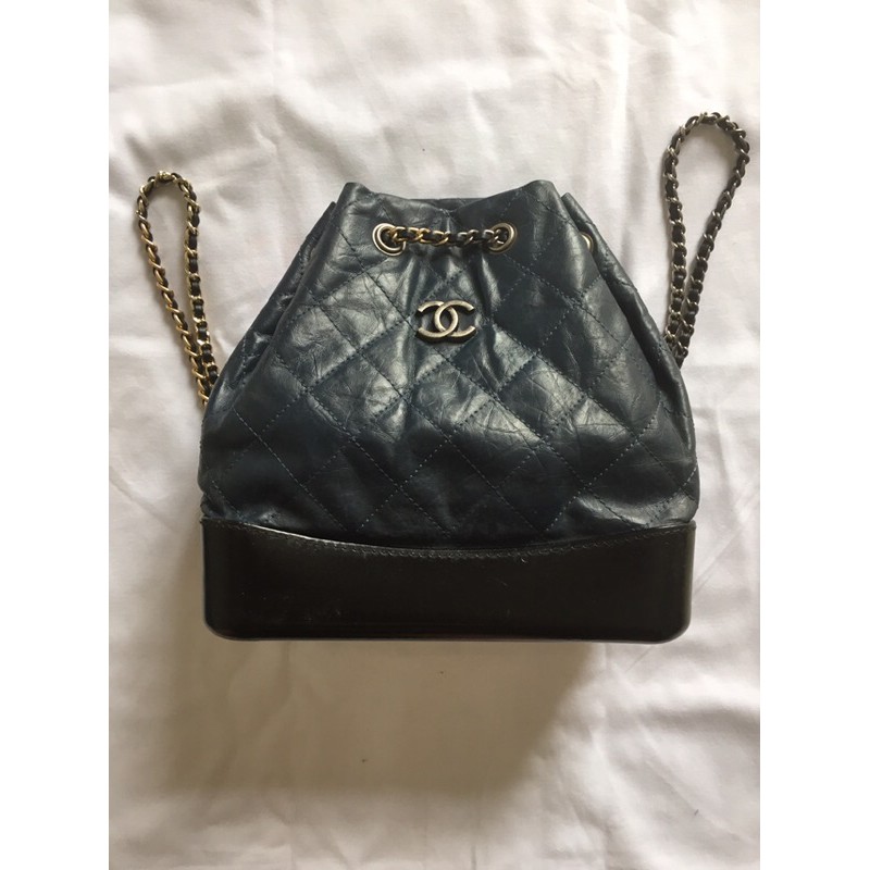 Chanel gabrielle outlet backpack size