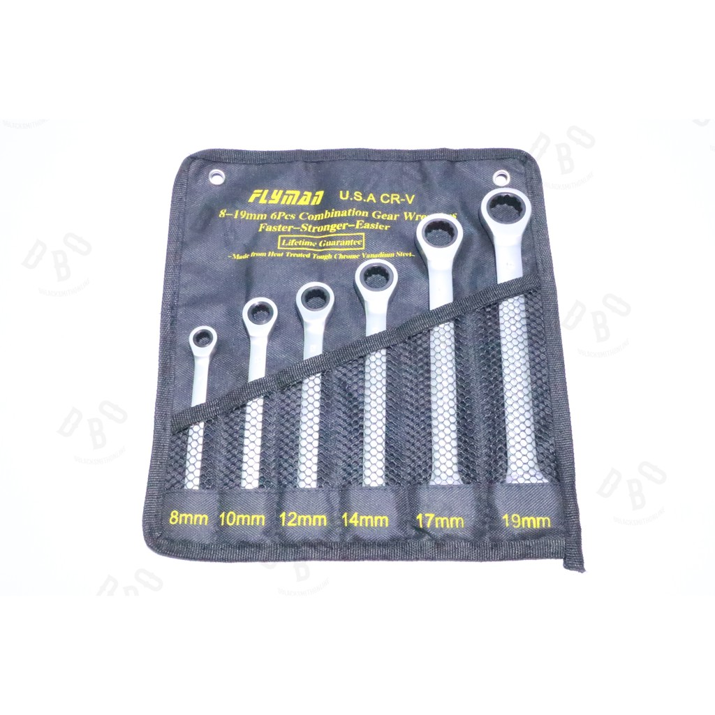 Flyman Combination Ratchet Wrench Set 6 Pcs.(Ratchet End) | Shopee ...