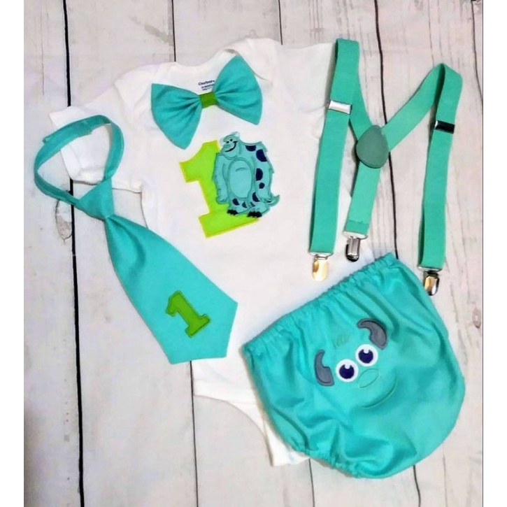 Monsters inc outlet first birthday outfit