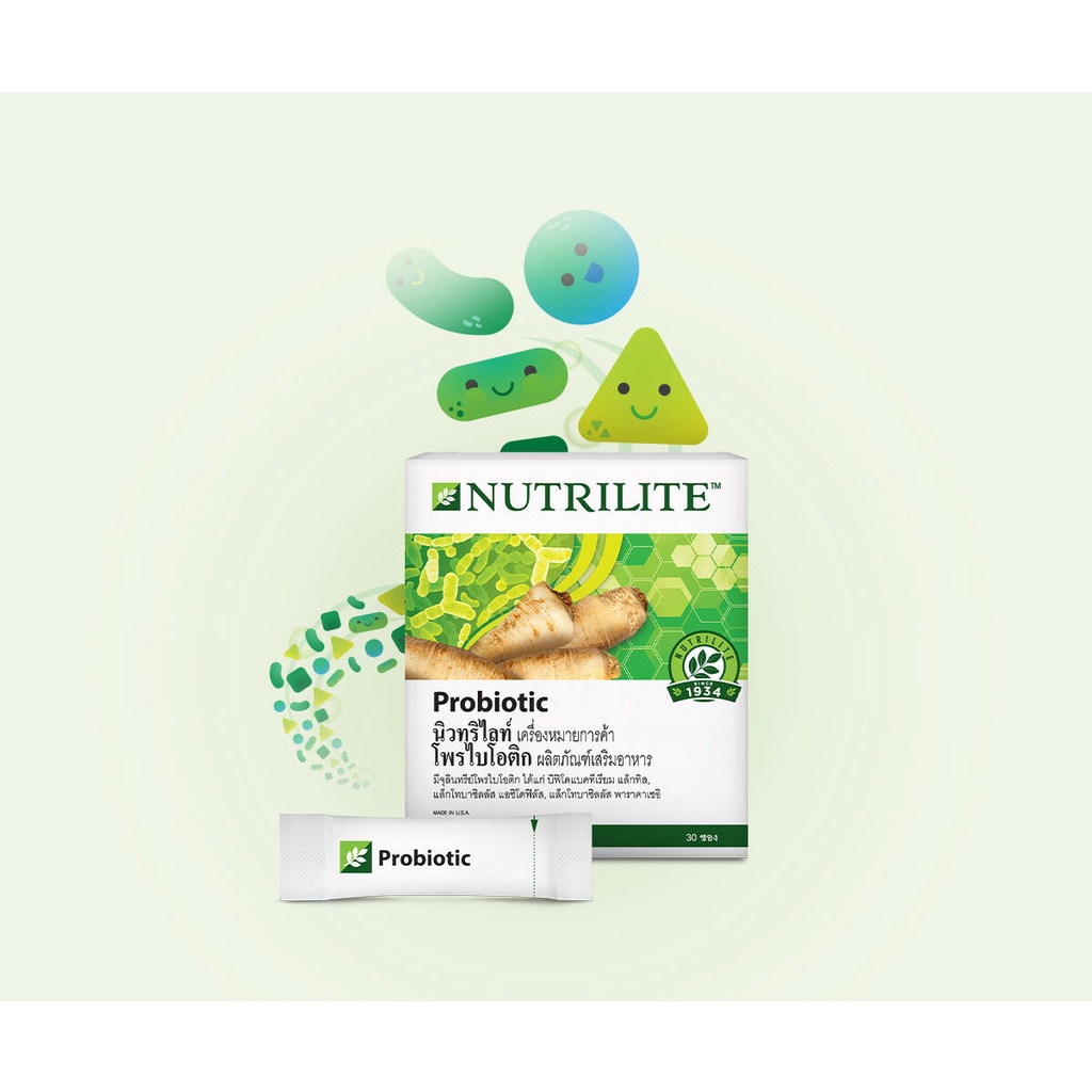 Nutrilite Probiotic Thai Shop Label And Male 30 Sachets Intestinal ...