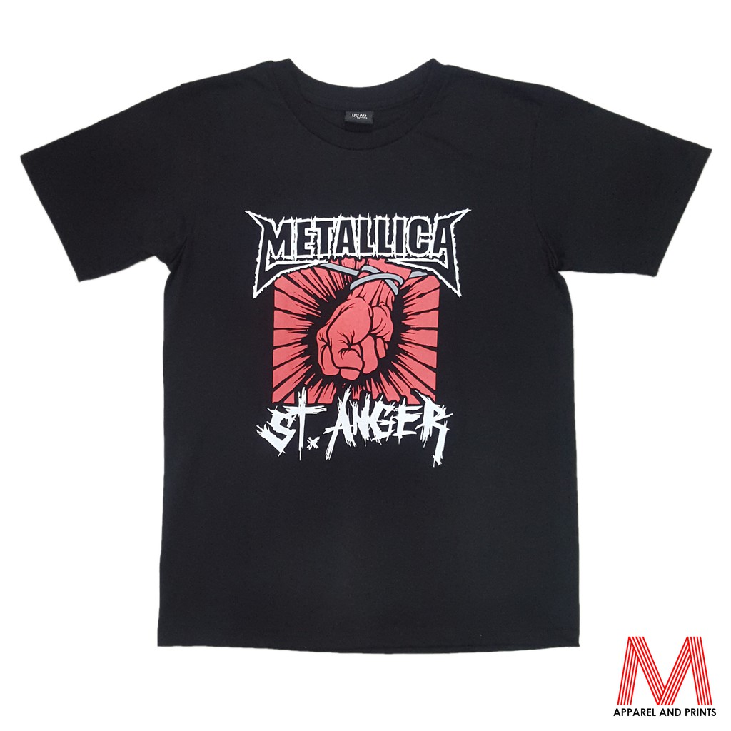 Metallica St. Anger Rockband Rock Band T Shirt Shopee Philippines