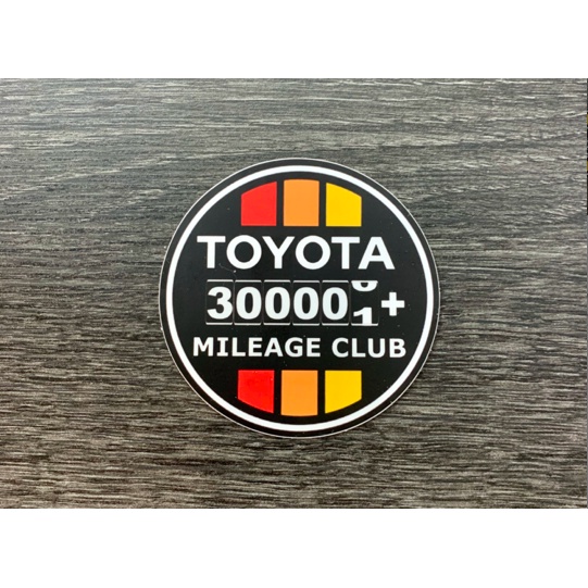 Toyota Sticker Decal 300k Mile Club Tundra Tacoma 4x4 4runner FJ ...