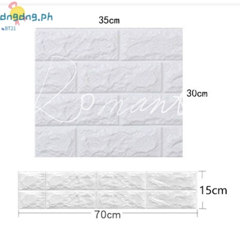 Wallpaper Aceking Foam Bricks Makapal 70x7 