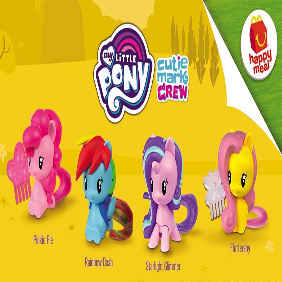 My little pony hot sale mcdonalds toys 2018