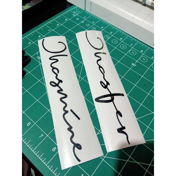 Customized Signature Names For Honda Click 125i 150 Shopee Philippines