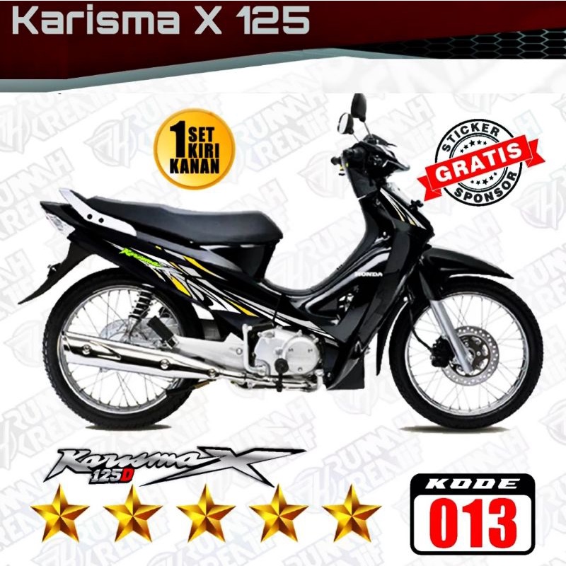 Decal Sticker Striping Variation Honda Karisma X 125 R & Karisma X 125 D |  Decal Wave 125 | Decal Wave 125s | Charisma Decal | Charisma Stiping |  Charisma Trim 15 | Shopee Philippines