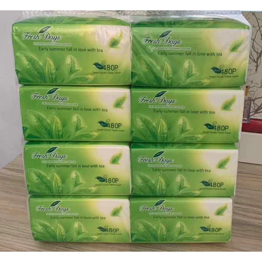 Fresh Days Facial Tissue Native Wood Pulp Facial Tissue 3 Ply-160 Pulls ...