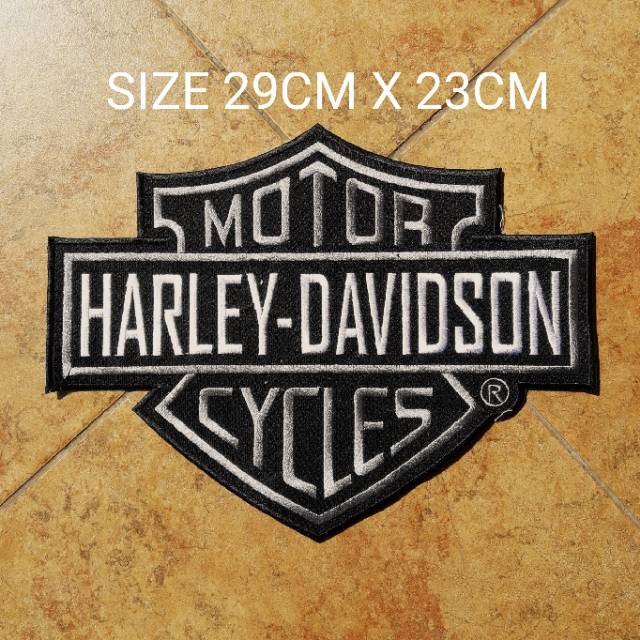 HARLEY DAVIDSON LOGO BACKPATCH EXTRA LARGE Patch Embroidery Patches ...