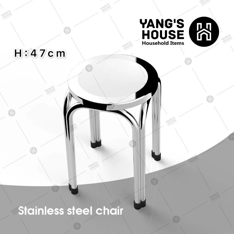 COD Stainless steel stool high quality chair (47cmx29cm) Shopee