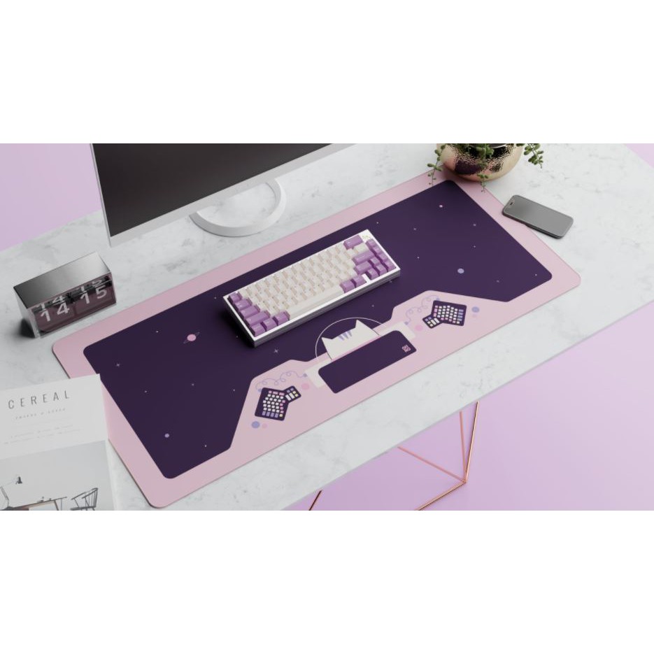 Astroneko Deskmat by Ohnopressure [INSTOCK] Mechanical Keyboard Desk Mats Zion Studios PH