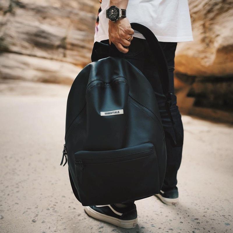 FOG essentials waterproof black backpack unisex Shopee Philippines