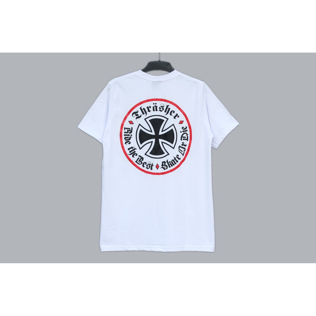 Thrasher x Independent Oath Mens T shirt Import Quality Full Tag
