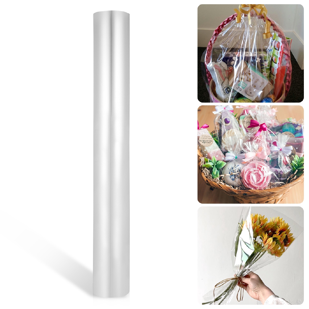 [READY STOCK] Clear Packing Bags Wrapping Paper Christmas Gifts Flower ...