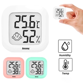Mini Room Thermometer Hygrometer Indoor With Air Comfort Icon Temperature  Meter And Humidity Monitor For Baby Room,nursery,home,office,greenhouse