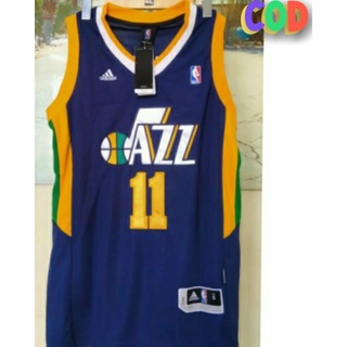 Adidas NBA Men's Utah Jazz Blank Basketball Jersey, Blue
