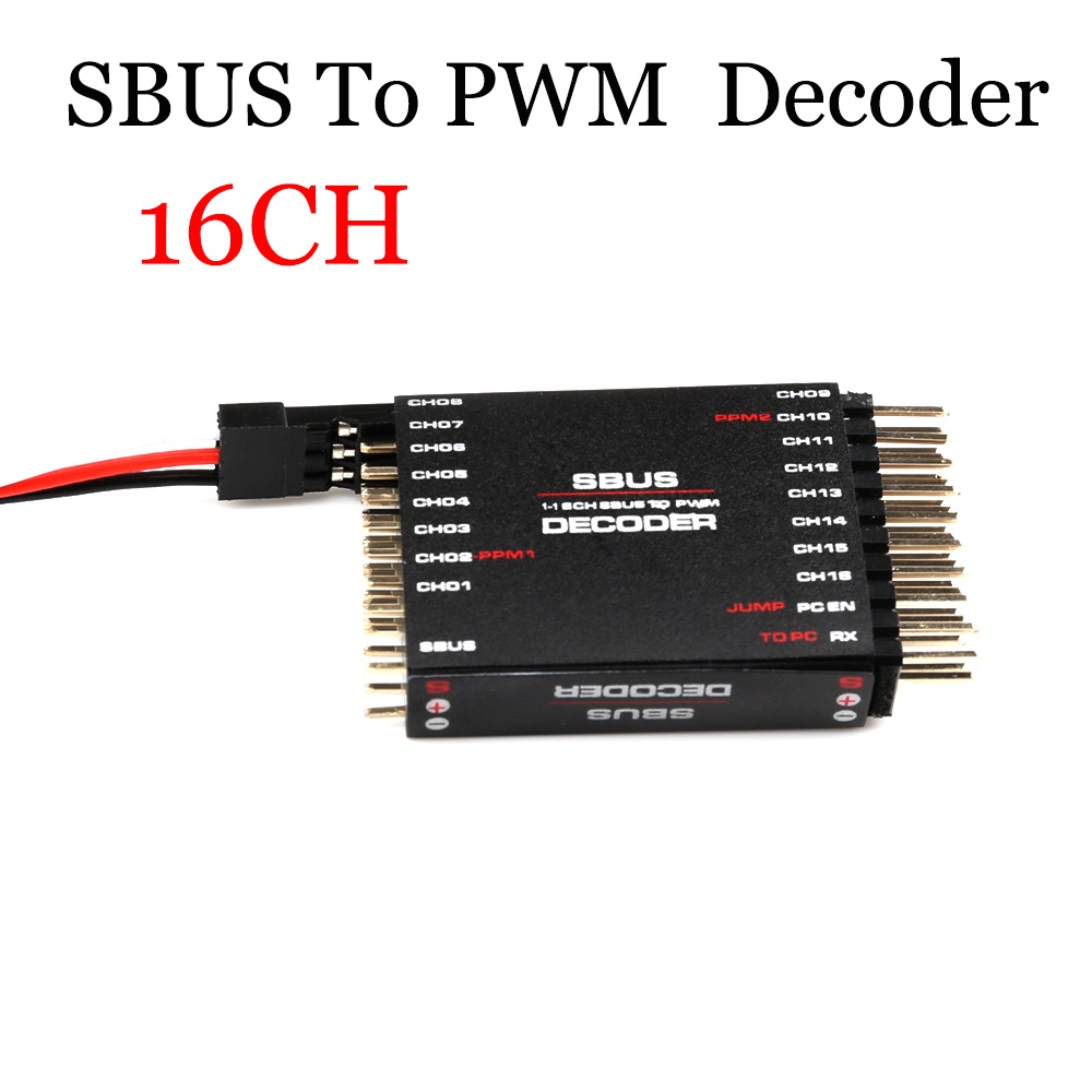 SBUS To PWM/PPM Decoder 16 Channel Converter Receiver Signal ...