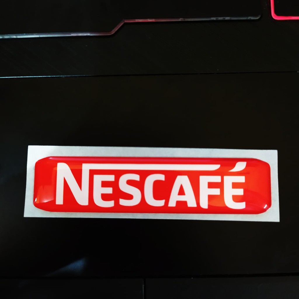 NESCAFE ESP STICKERS FLEXIBLE embossed STICKERS REPLACEMENT ESP ...