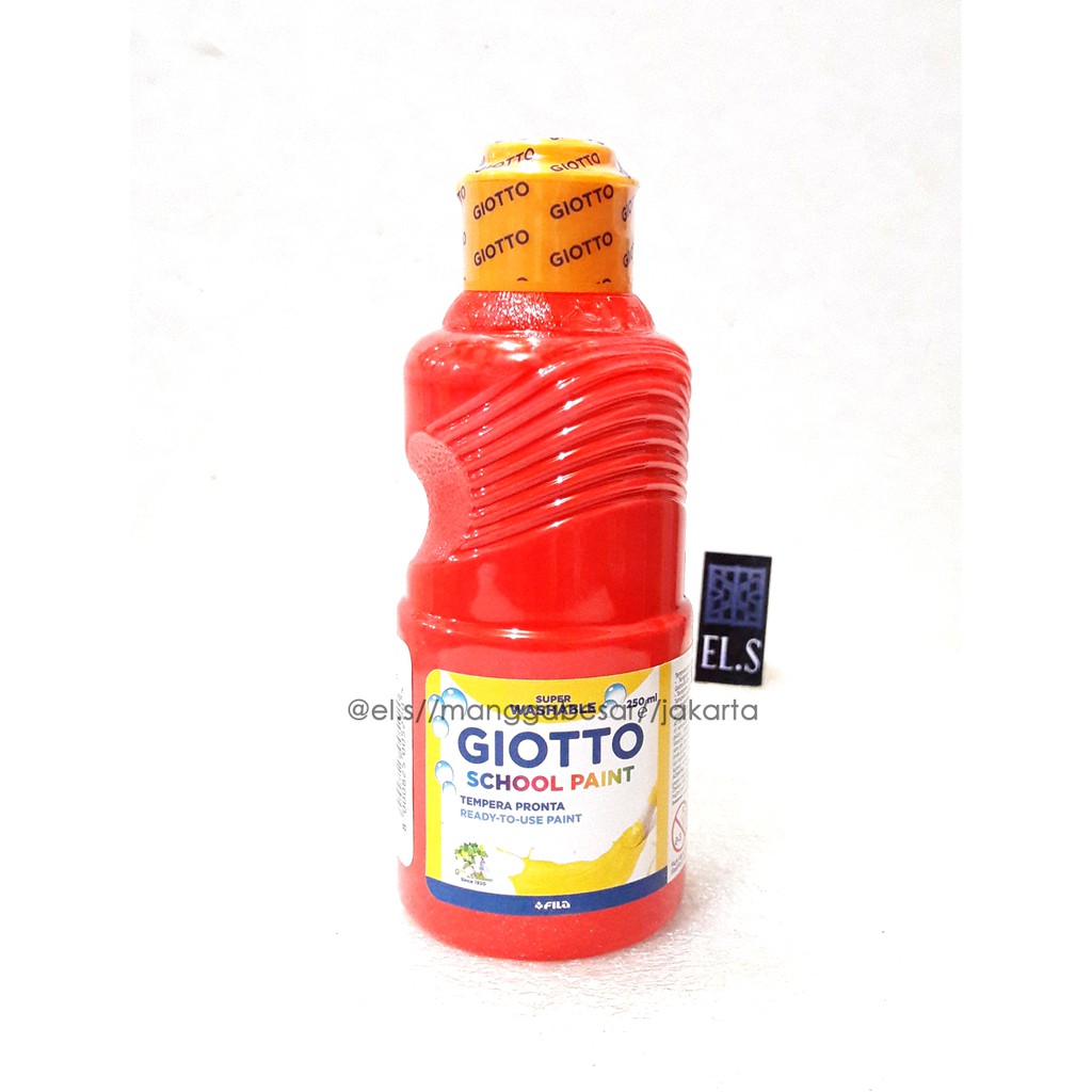 Giotto School Paint Scarlet Red 250 ml (Poster Paint) | Shopee Philippines