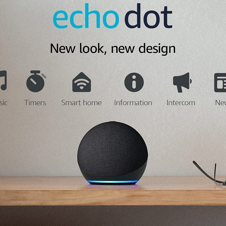 Echo Dot - Fifth Generation - Amazon Smart Speaker w/ Alexa 5th Gen ...