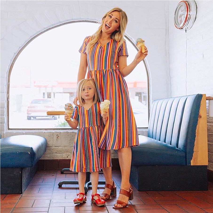 Mother and daughter terno sales