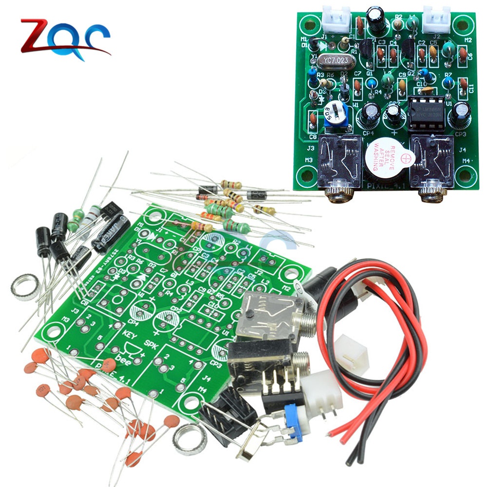 12V Power HAM RADIO 40M CW Shortwave QRP Pixie Transmitter Receiver ...
