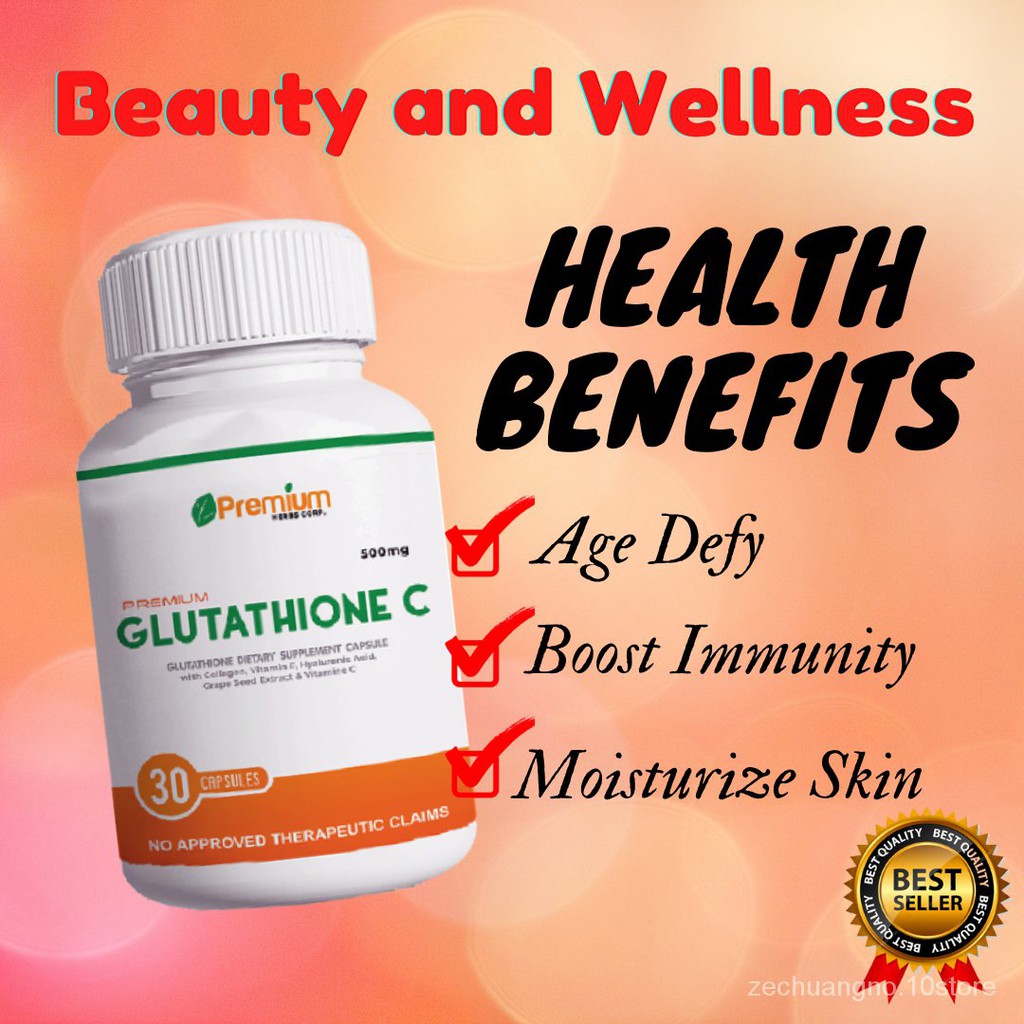 32DC Glutathione C Whitening Capsule Pill Gluta Supplement Whitening