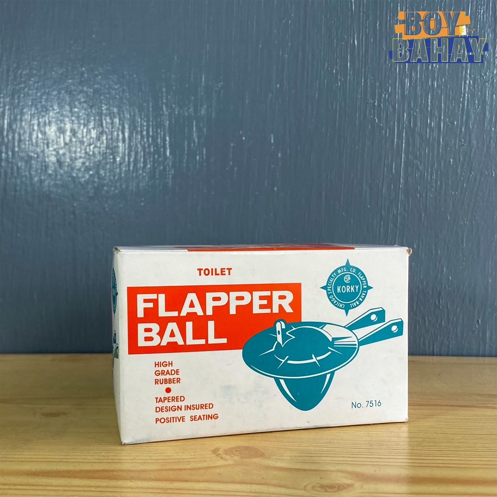 Toilet Flapper Ball (Korky) USA For Toilet Tank Sold Per Piece Shopee