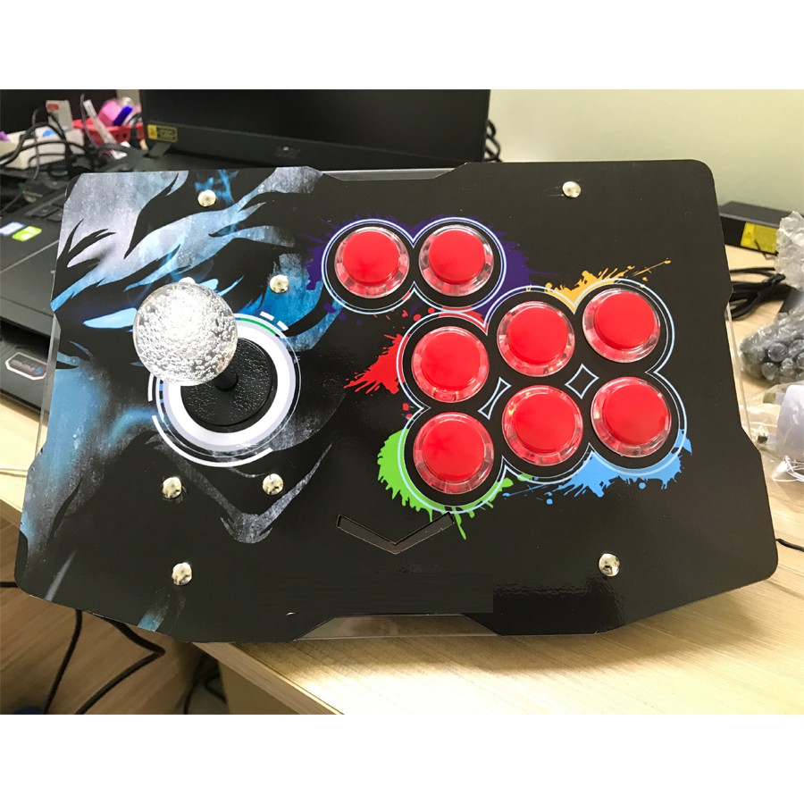 Arcade 6 Button Joystick Arcade Joystick Arcade Stick Kof Joystick ...