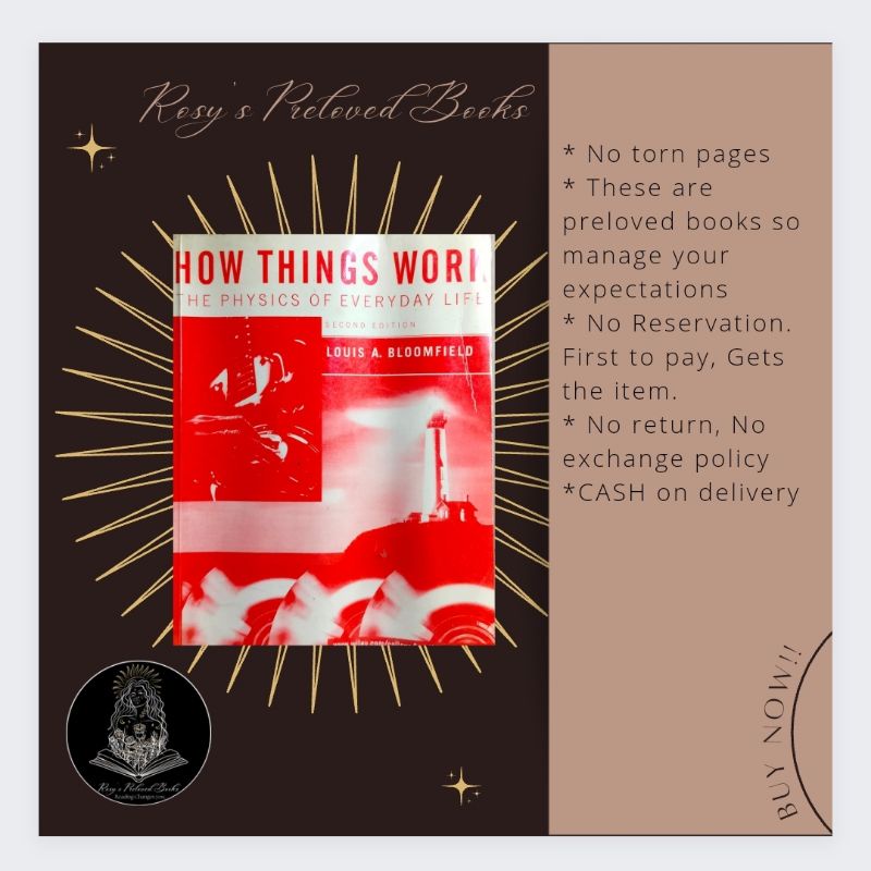 How things work the physics of everyday life second edition shopee