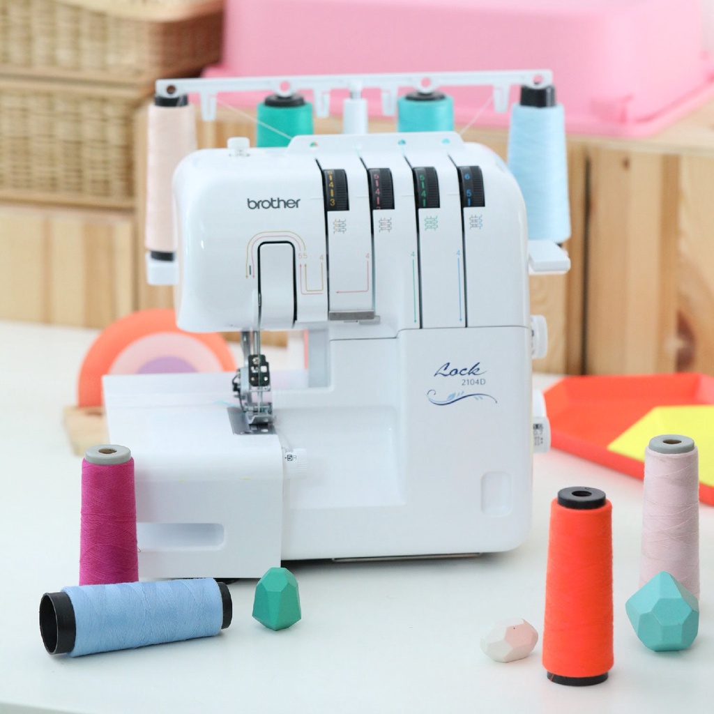 Brother 2104D Overlocker Sewing Machine | Edger | Shopee Philippines