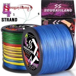 100M Fishing Line 4 Strands PE Braided Red 10 50 100 LB Pound Fish Wire  Spider