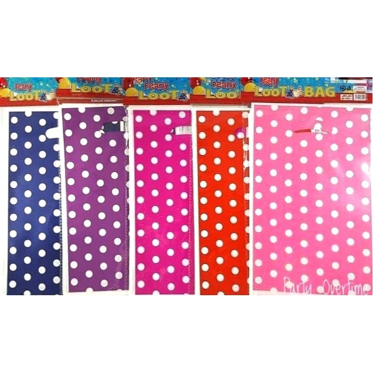 Party Giveaway Loot Bags Polka Dots design Birthday Christening Party Giveaway Shopee Philippines