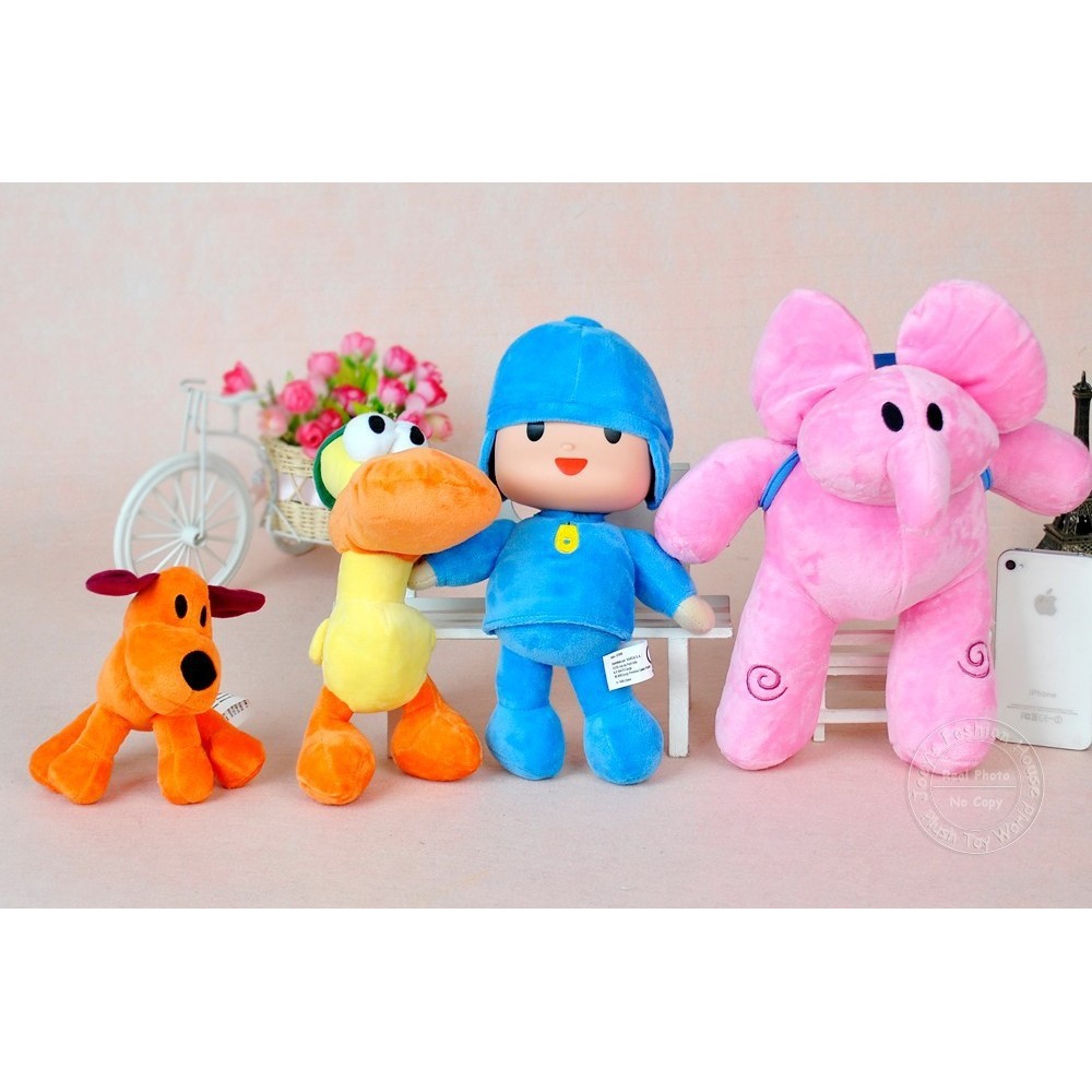 4pcs lot Soft Plush Toy Figure Doll Classic Kids Soft pocoyo