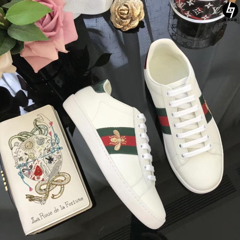 high top sneakers GUCCI Gucci Little bee red and green mandarin