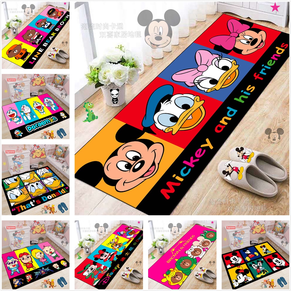 Customized Disney Anime Carpet Living Room Sofa Cartoon Floor Mat