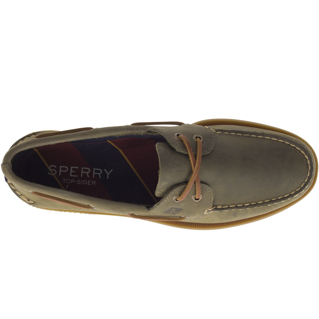 Men s Authentic Original Boat Shoe Varsity Olive STS21291 Shopee Philippines