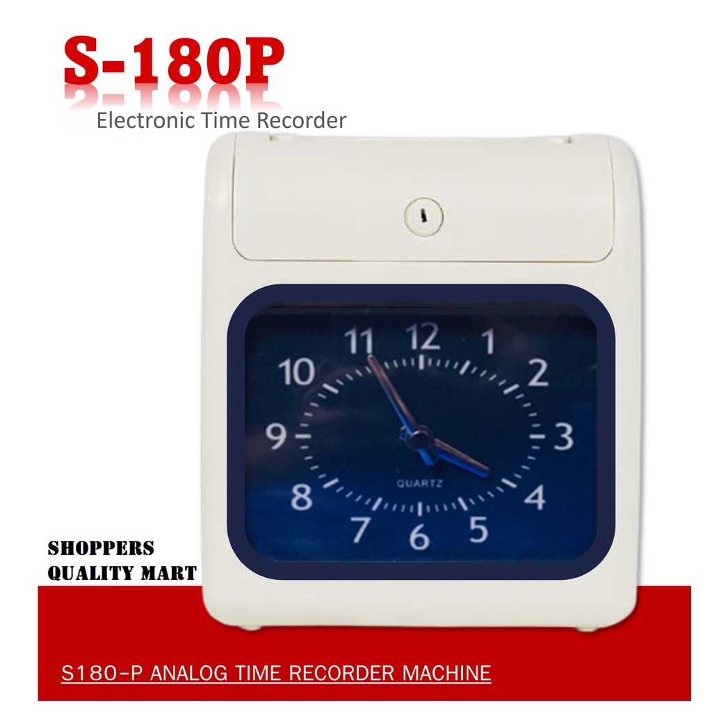Analog Bundy clock, Time Recorder Machine, Free 100pcs timecard, DTR