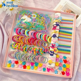 74pcs Baby Girls Hair Clip Flower Hair Tie Hairpin Side Clip Rubber Bands  Hair Rope Hair Bands Hair Accessories