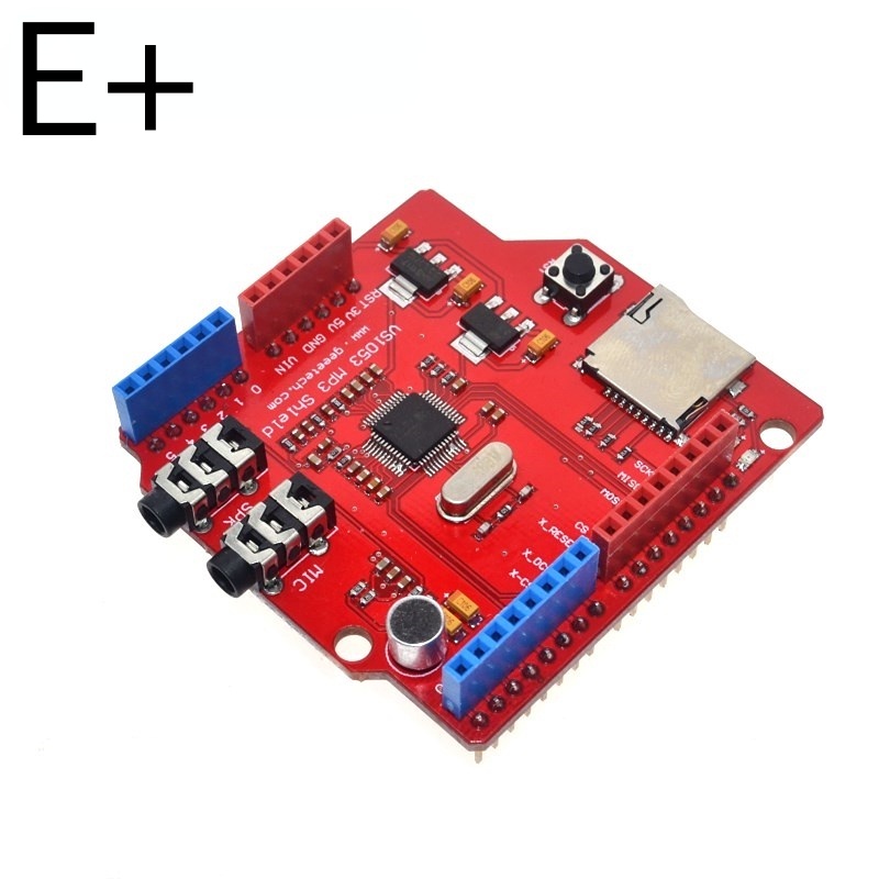 VS1053 VS1053B Stereo Audio MP3 Player Shield Record Decode Development ...