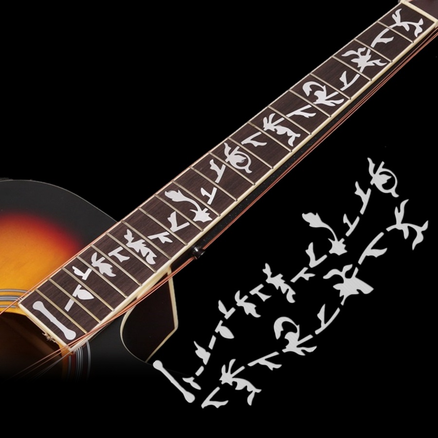 Guitar Fretboard Sticker Inlay Decal Ultra Thin Ukelele Bass Sticker ...