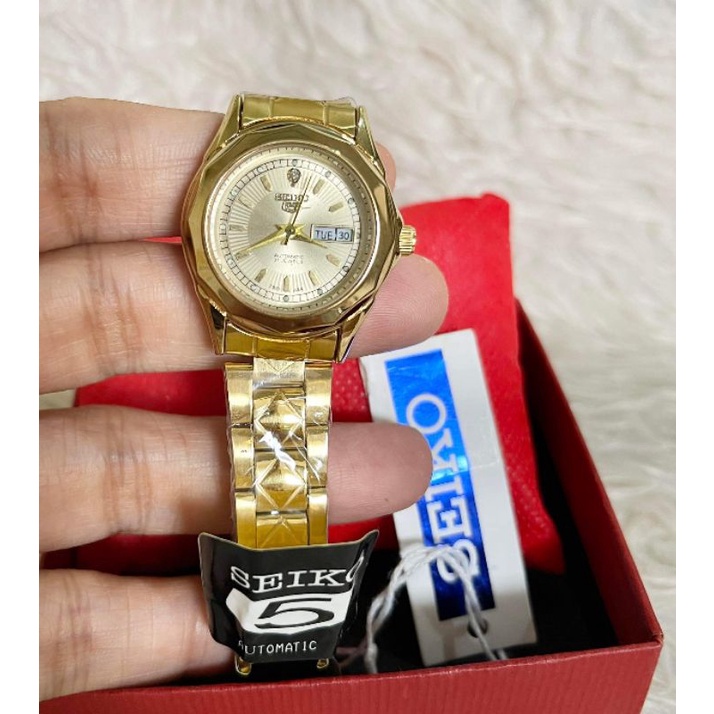 Seiko Automatic Hand Movement Double Date Women's Watch Water Resistant ...