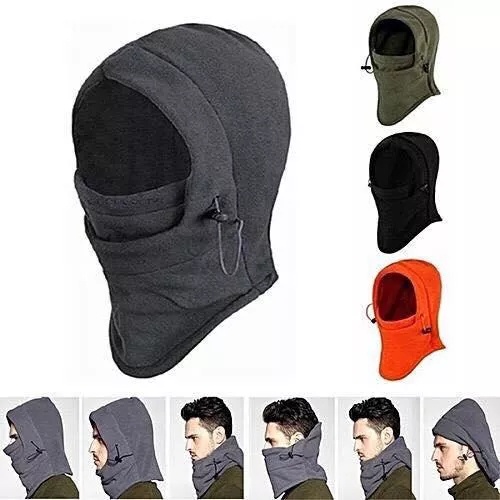 STONCEL 6 In 1 Thermal Fleece Balaclava Hood Police Swat Ski Bike Wind - View #2