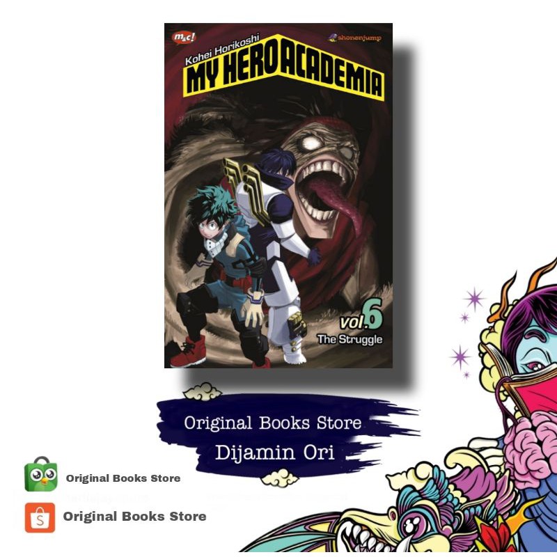 Comic ANIME My Hero Academia vol.6 original | Shopee Philippines