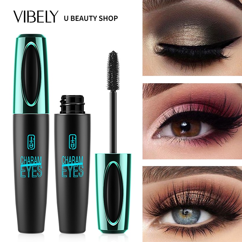 VIBELY】 4d Mascara Fiber Waterproof Long Lasting Extra ...